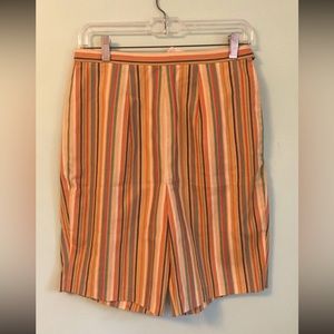 Vintage NWT Striped Bermuda Golf Shorts size Large